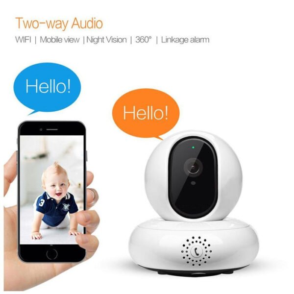 CRONY 360eyeS EC67-R11 HD 1080P WIFI Smart Home Security Camera with PTZ and Night Vision - Image 2