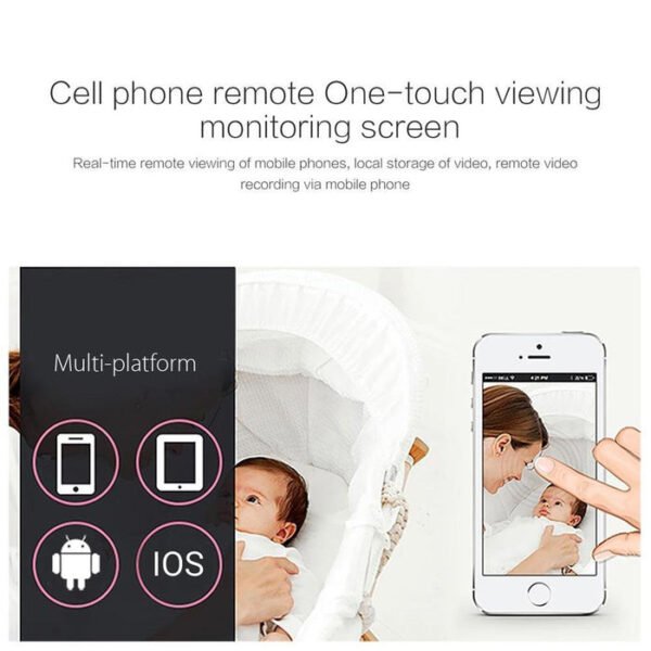 CRONY 360eyeS EC67-R11 HD 1080P WIFI Smart Home Security Camera with PTZ and Night Vision - Image 6
