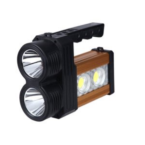 CRONY AT-298 Solar Power System Emergency Rechargeable LED Torch Lamp with USB Light