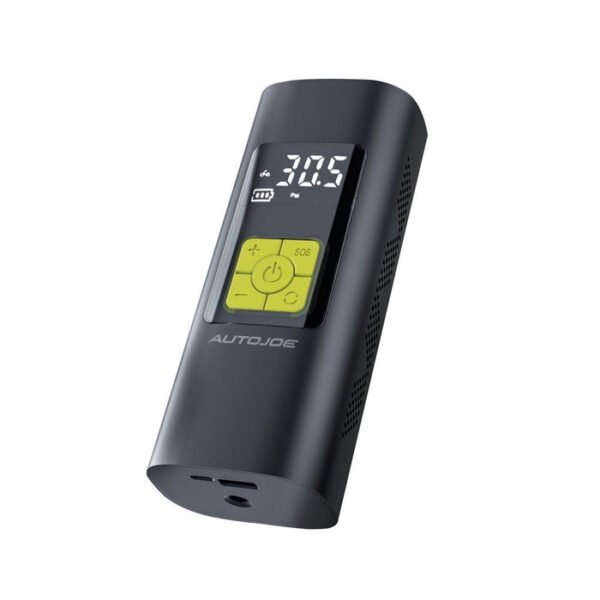 CRONY ATJ-AC100 Portable Cordless Digital Air Inflator Pump with 12V DC Adapter and Power Bank - Image 2