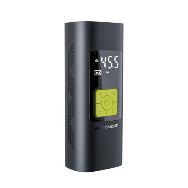 CRONY ATJ-AC100 Portable Cordless Digital Air Inflator Pump with 12V DC Adapter and Power Bank - Image 3