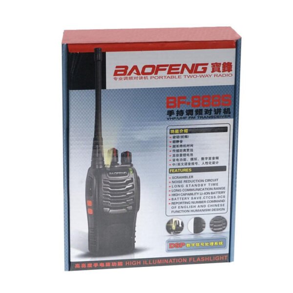 BAOFENG BF-888S 5W Handheld Walkie Talkies 4-Pack Battery and Charger Included 2-4 KM Range - Image 6