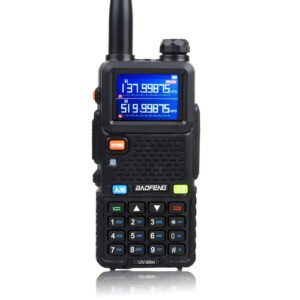 BAOFENG UV-5RH 7W Tri-Band UHF VHF Walkie Talkie with Weather Forecast FM Radio