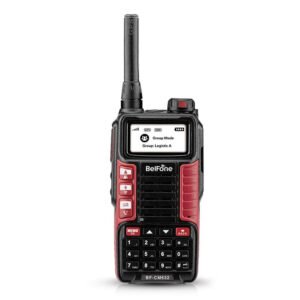 BELFONE BF-CM632 Global System Mobile Communication GSM Two Way Radio with GPS 1000KM Range Red