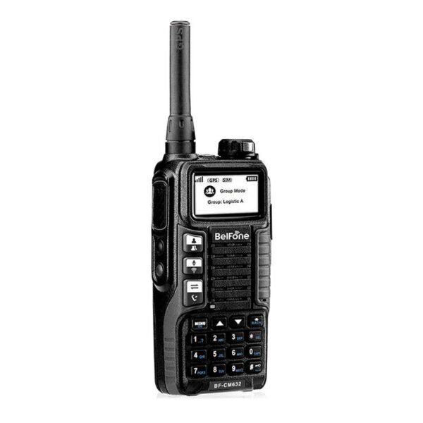 BELFONE BF-CM632 Public Network GSM Walkie-Talkie Two Way Radio with GPS 1000KM Range Black