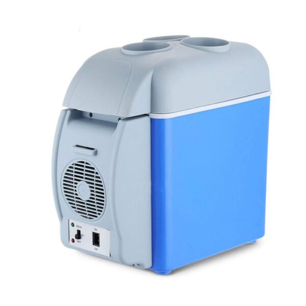 CRONY 7.5L Dual Function Mini Car Fridge With Warmer For Food And Beverage Storage