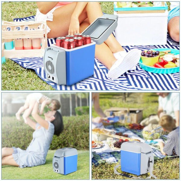 CRONY 7.5L Dual Function Mini Car Fridge With Warmer For Food And Beverage Storage - Image 7