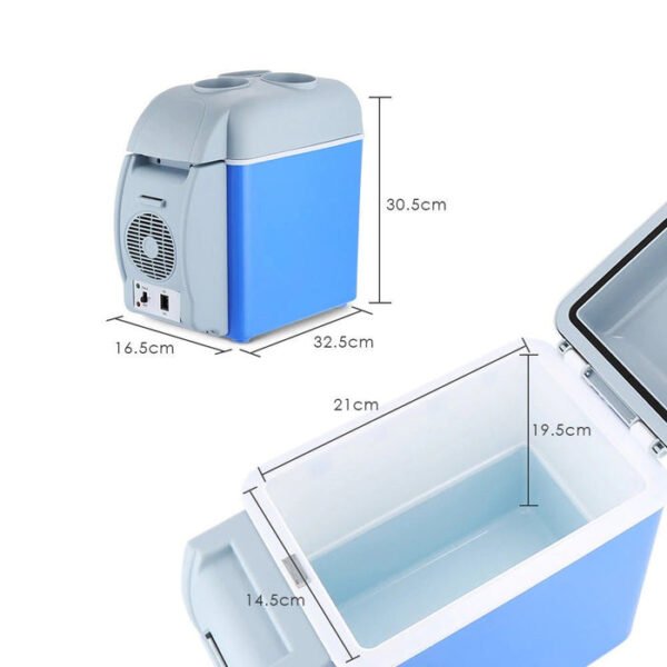 CRONY 7.5L Dual Function Mini Car Fridge With Warmer For Food And Beverage Storage - Image 10
