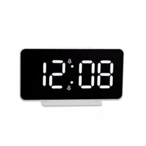 CRONY 0S-002 Digital LED Student Makeup Mirror Smart Electronic Bedside Alarm Clock with Calendar
