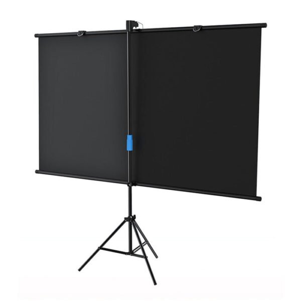 CRONY 100 Inch Portable Foldable Projector Screen with Stand Fabric Movie Projection Screen - Image 14