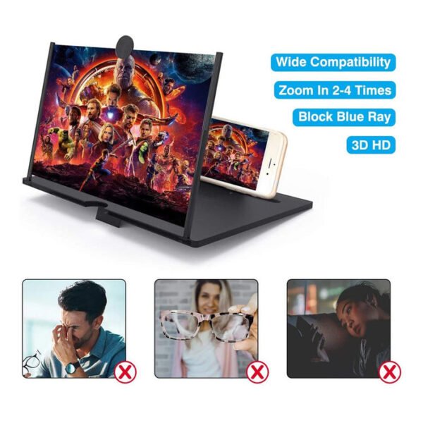CRONY 10 Inch Pull-Out Mobile Phone Screen Magnifier for Clear Viewing - Image 7