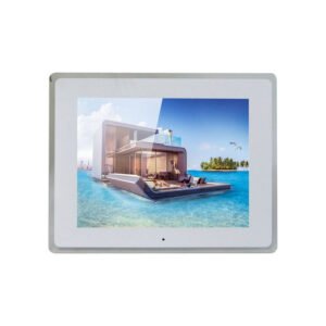 CRONY 12 Inch White Digital Photo Frame with High Resolution Music and HD Video Playback