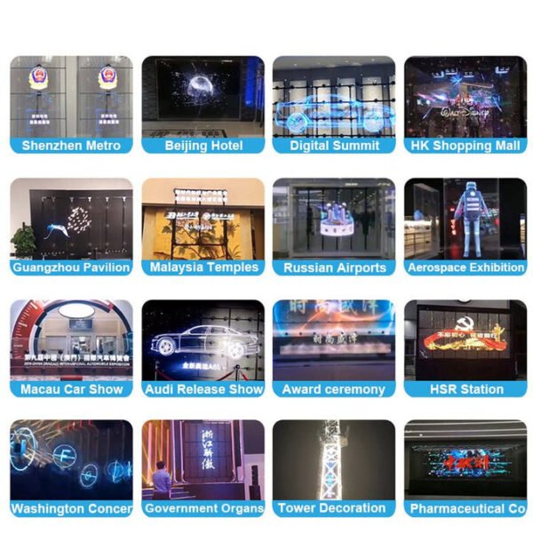 CRONY 65cm 3D Hologram Fan Screen WiFi APP Controlled LED Advertising Display - Image 12