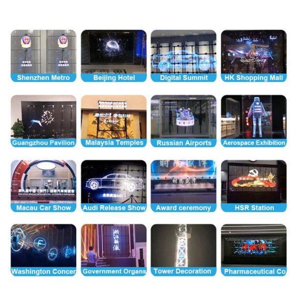 CRONY 65cm 3D Hologram Fan Screen WiFi APP Controlled LED Advertising Display - Image 4