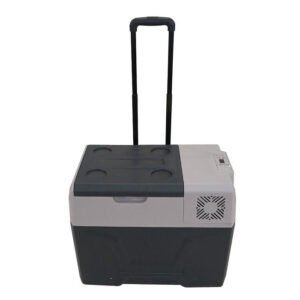 CRONY 40L DC AC Portable Car Refrigerator With Freezer For Travel And Camping Use