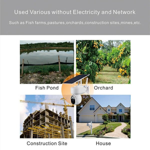 CRONY Low Power 4G Solar Security Camera with 1080P PIR Surveillance - Image 8