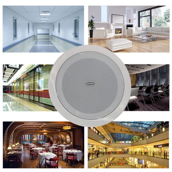 CRONY 505A Stereo Ceiling Speaker High-Quality Audio System for Indoor Use - Image 2