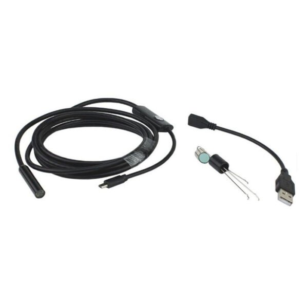 CRONY 5M USB Waterproof Endoscope Inspection Camera with 9mm Lens Diameter Black - Image 2