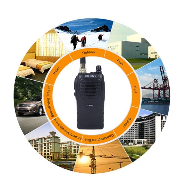 CRONY 5W CN-988 Long Distance UHF/VHF Two-Way Handheld Walkie Talkies Range 5-8 KM - Image 5