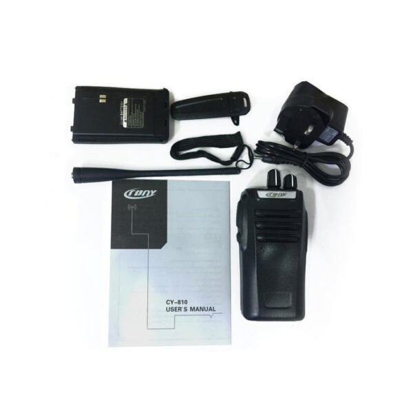 CRONY 5W CY-810 Professional Portable Handheld Two-Way Civilian Walkie Talkie Black - Image 5
