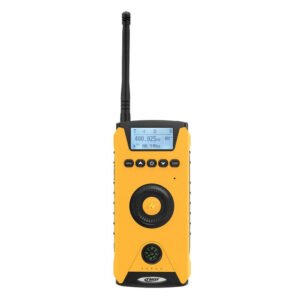 CRONY 5W CY-919 Rechargeable Solar Charging Flashlight Two-Way Portable Walkie Talkie