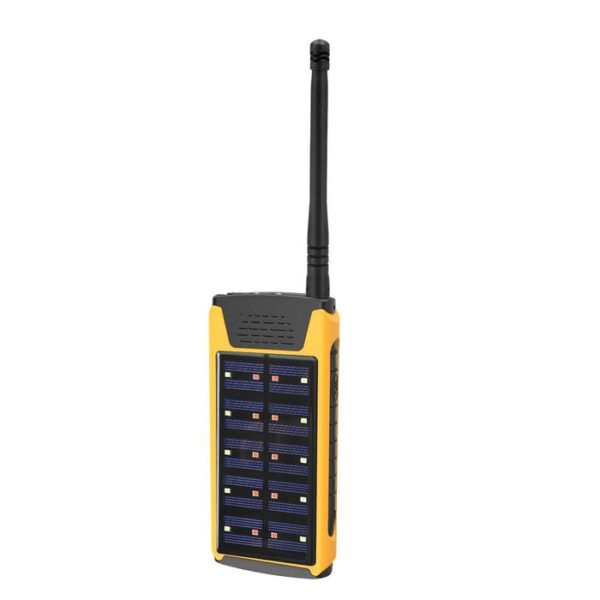 CRONY 5W CY-919 Rechargeable Solar Charging Flashlight Two-Way Portable Walkie Talkie - Image 3