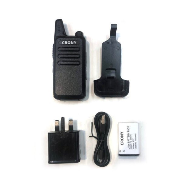 CRONY 5W F6Smart Professional FM Walkie Talkie Transceiver Range 1-3 KM - Image 5