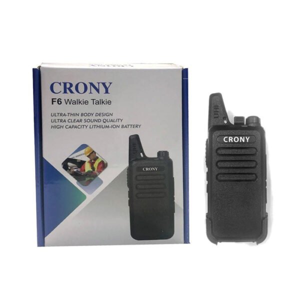 CRONY 5W F6Smart Professional FM Walkie Talkie Transceiver Range 1-3 KM - Image 6
