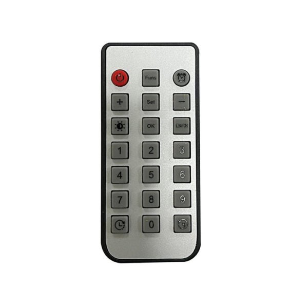 CRONY 6629 LED Electronic Alarm Clock with Remote Control Temperature Week and Calendar Display - Image 12