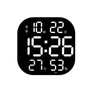 CRONY 6632 Creative Living Room Countdown Timer Gym Wall Clock LED Acrylic Decoration