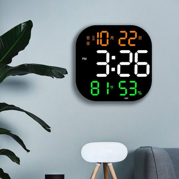 CRONY 6632 Creative Living Room Countdown Timer Gym Wall Clock LED Acrylic Decoration - Image 2