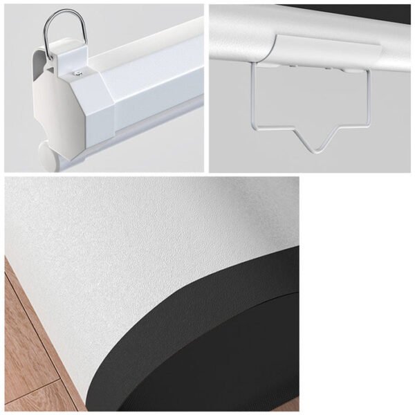 CRONY 72 Inch 4:3 Anti-Light Manual Pull-Down Widescreen Projection Screen - Image 9
