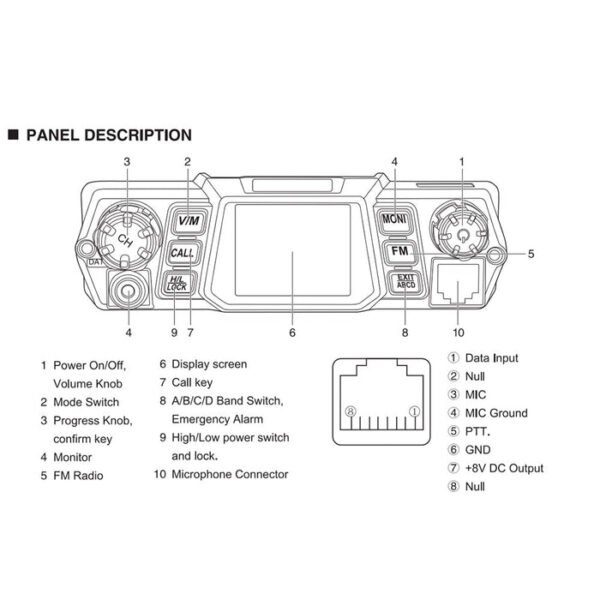 CRONY 75W CN-980 Plus Car Intercom Walkie Talkie Voice Activated 25-50KM Range - Image 2