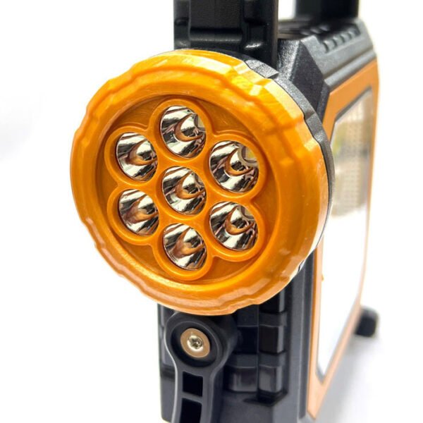 CRONY Solar Rechargeable COB LED Flashlight with 7 LEDs - Image 2