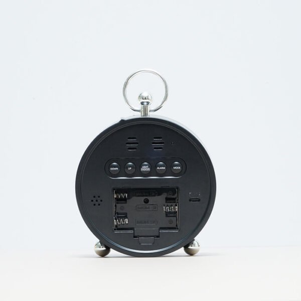 CRONY 8025 Electronic Clock Date Temperature Display with Voice-Activated LED Digital Table Clock - Image 3