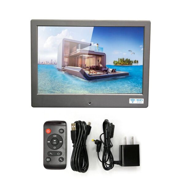 CRONY 8 Inch Digital Photo Frame HD Video Frame USB Playback with Remote - Image 4