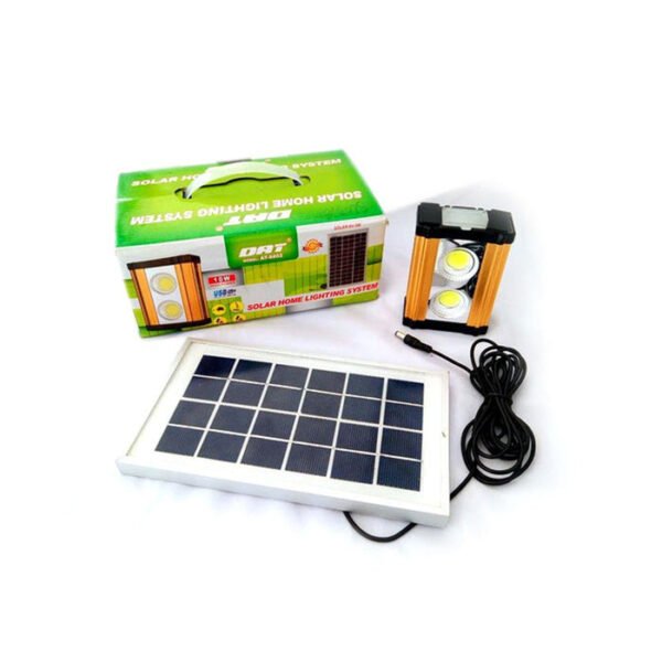 CRONY Solar Power System with 10W Aluminum Lamp USB Charging and COB Emergency Light - Image 3