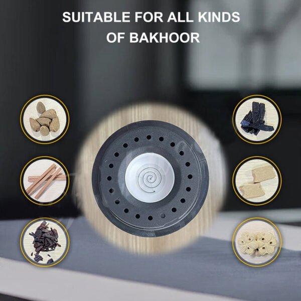 CRONY B23 Portable Handheld USB Rechargeable Bukhoor Car Incense Burner Runway Model - Image 4