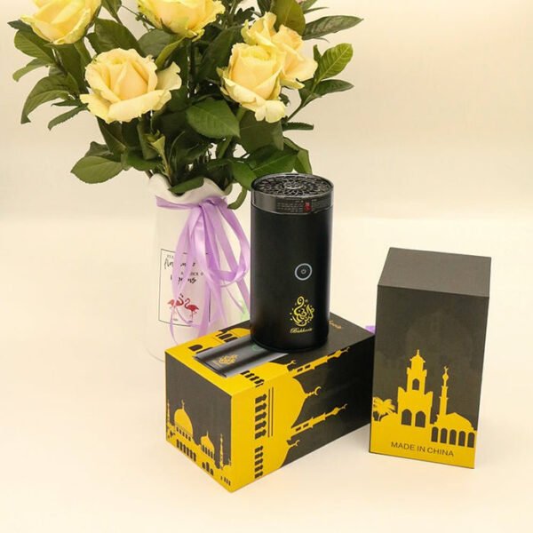 CRONY B50 Car Bukhoor USB Type-C Power Rechargeable Incense Burner Crimson Color - Image 10