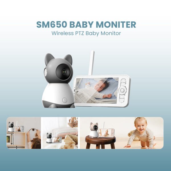 CRONY Baby 1TM-1MN 5 Inch LCD Video Calling Baby Monitor with Camera - Image 18