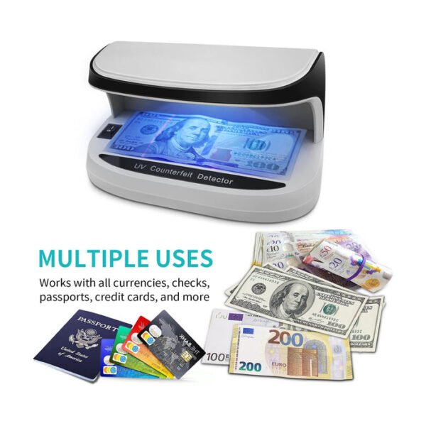 CRONY AL-09 Mini UV Counterfeit Money Detector Portable Scanner with UV Light - Image 12