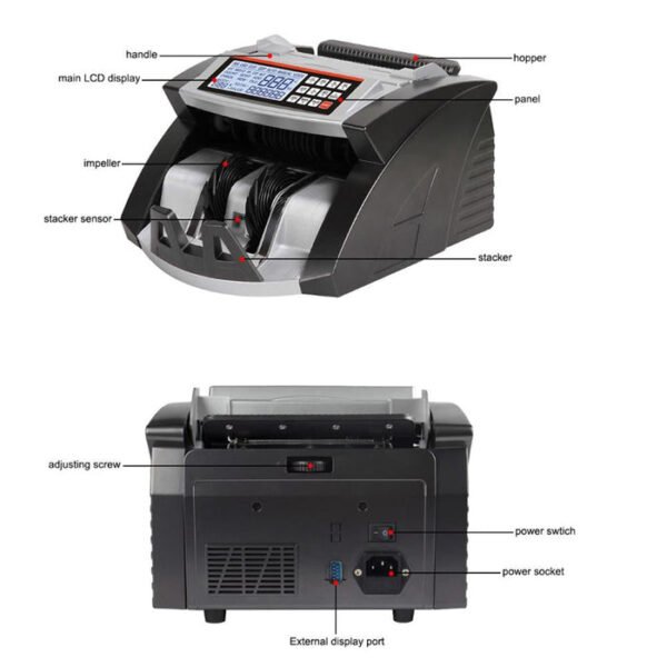 CRONY AL-6000 Automatic Banknote Counter Currency Counting Machine Fast and Accurate - Image 5