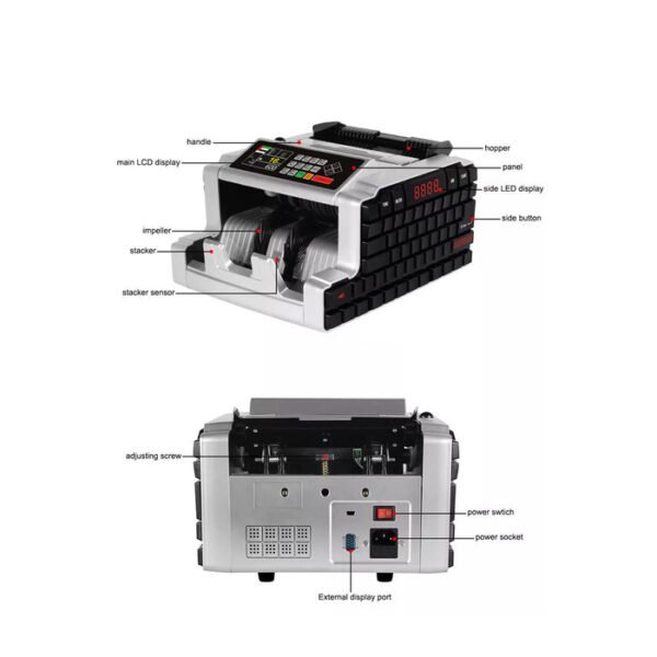 CRONY AL-6200T Multi-Currency High-Quality Banknote Counting and Sorting Machine - Image 6