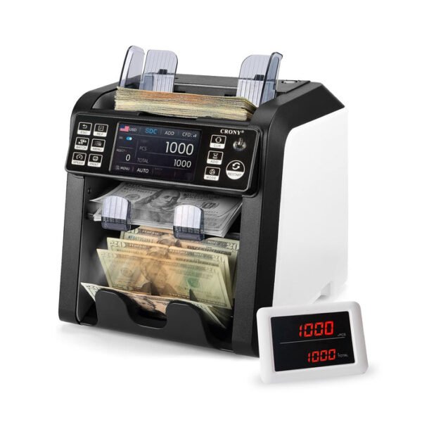 CRONY AL-950 Multi-Currency Banknote Verifier Money Sorter Portable Pocket Counter - Image 18