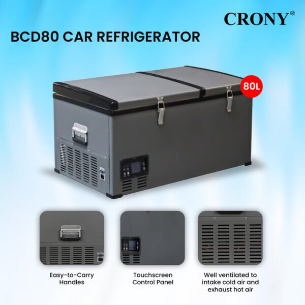 CRONY 80L RV Car Freezer With LCD Control And Temperature Range For Outdoor Adventures - Image 12