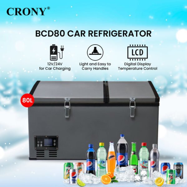 CRONY 80L RV Car Freezer With LCD Control And Temperature Range For Outdoor Adventures - Image 13