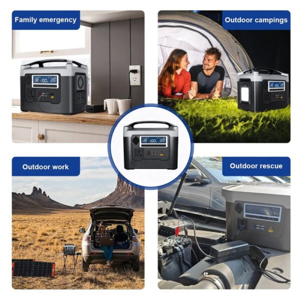 CRONY 800W Portable Power Station With Fast Charging And Emergency Outdoor Power Support - Image 4