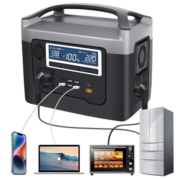 CRONY 800W Portable Power Station With Fast Charging And Emergency Outdoor Power Support - Image 9