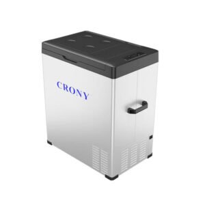 CRONY 75L Portable Car Refrigerator With Compressor And Dual Power For Outdoor Travel