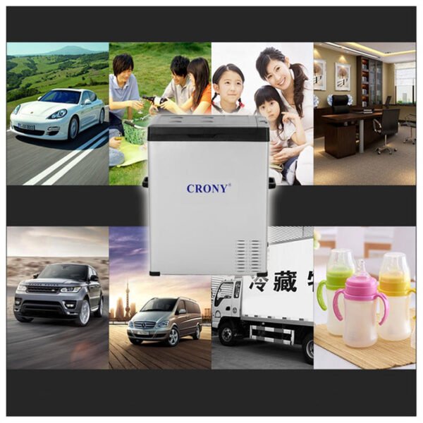 CRONY 75L Portable Car Refrigerator With Compressor And Dual Power For Outdoor Travel - Image 4